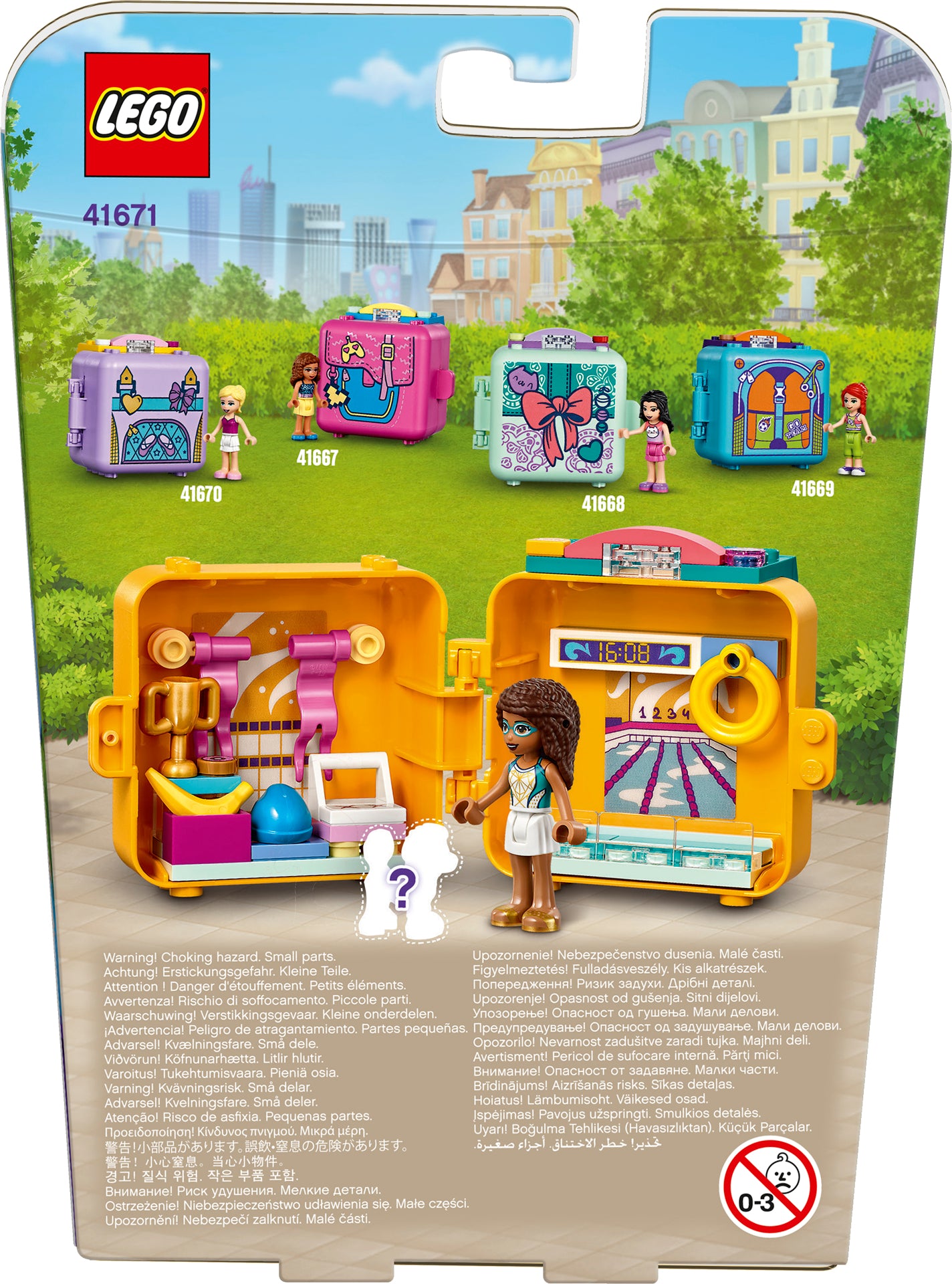 LEGO® Friends Cubul de înot al Andreei 41671