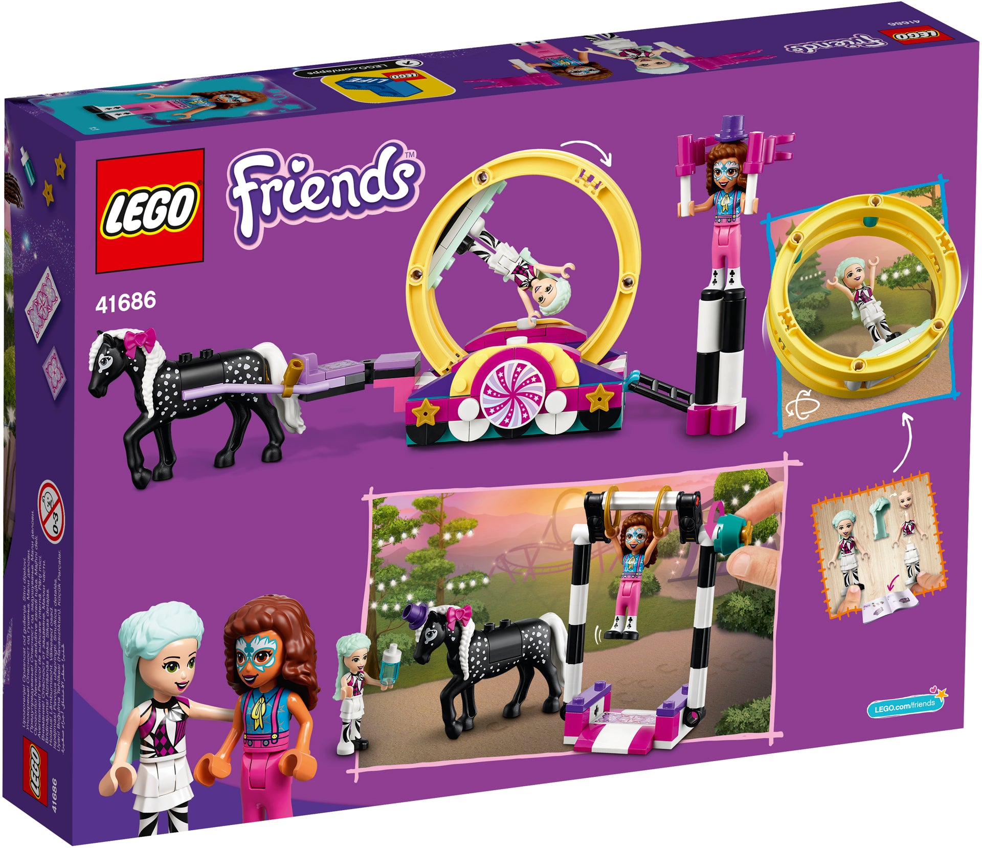 LEGO® Friends Acrobații magice 41686