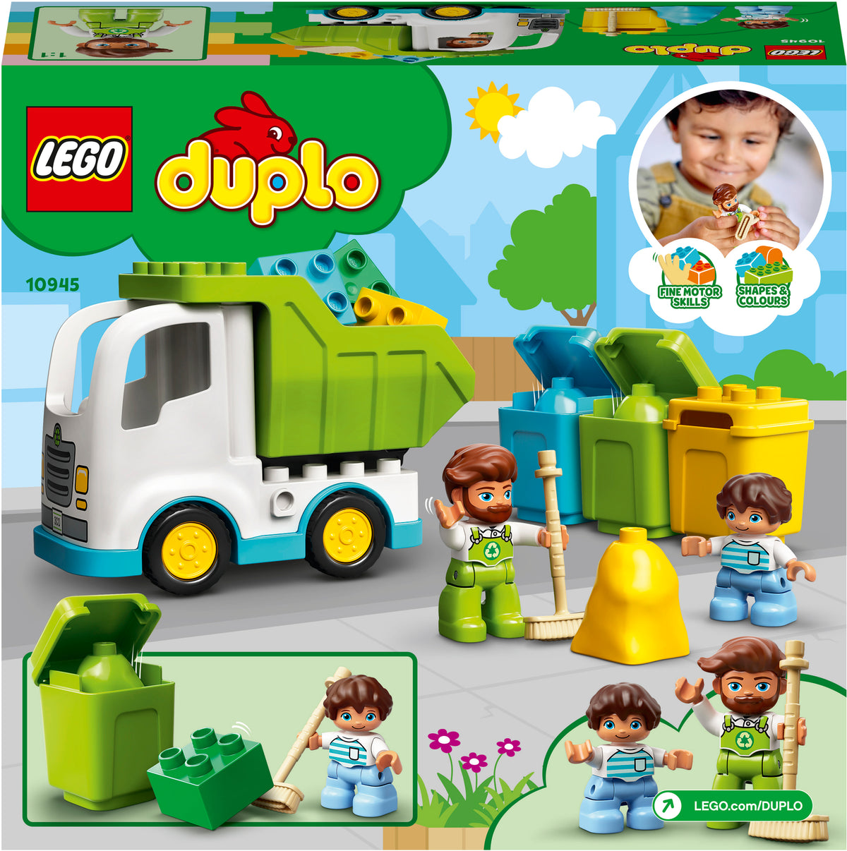 LEGO® DUPLO®  Autogunoieră și reciclare 10945