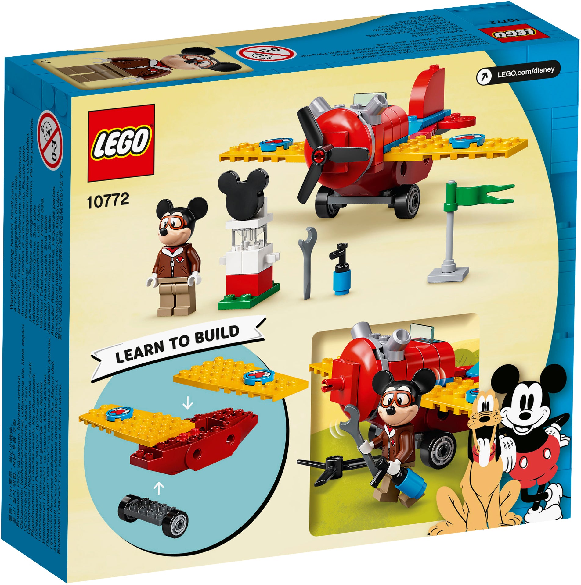 LEGO® Avionul cu elice al lui Mickey Mouse 10772