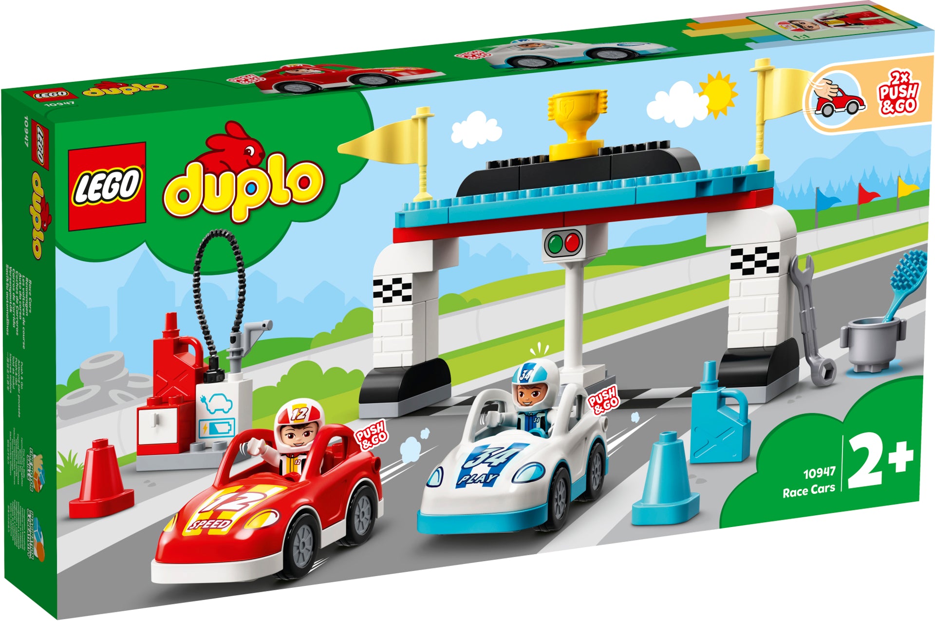 LEGO® DUPLO® Town Mașini de curse, 10947