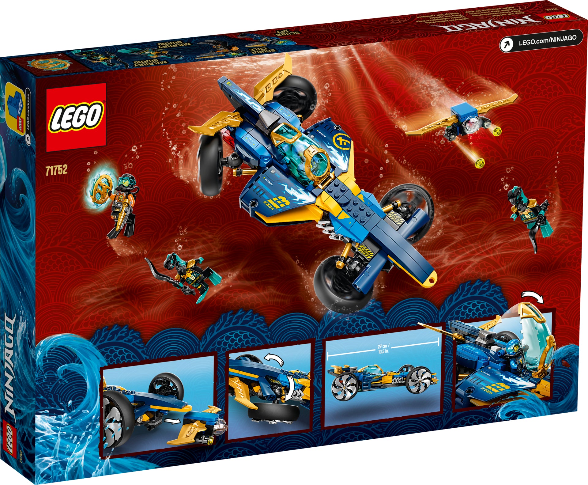 LEGO® NINJAGO® Sub Speeder Ninja 71752