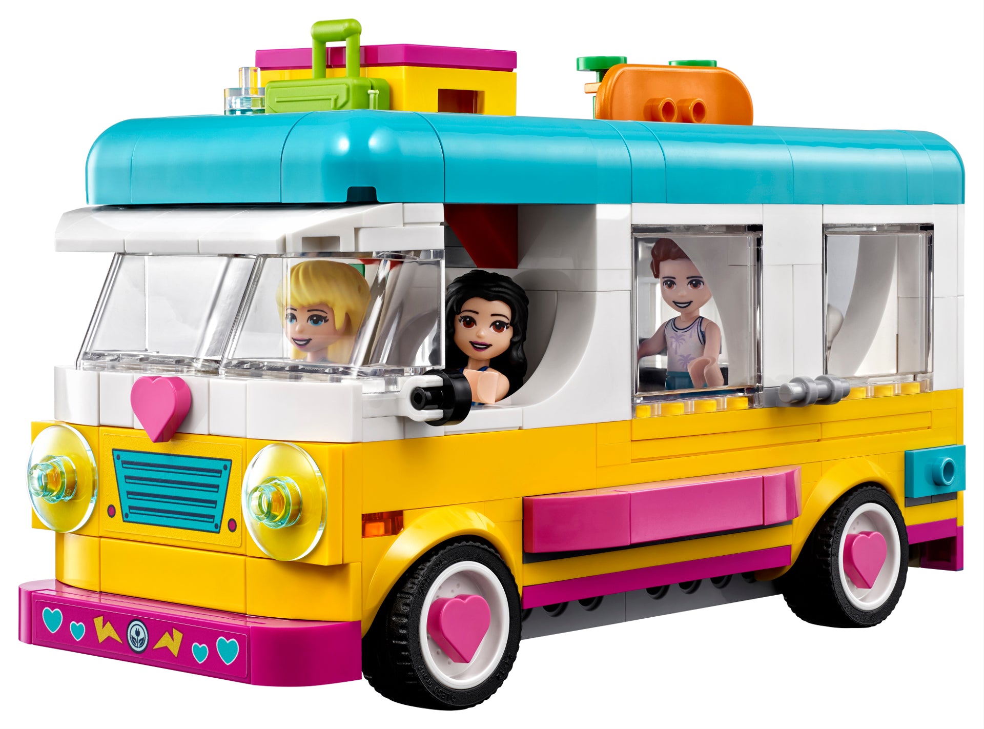 LEGO® Friends  Furgonetă de camping și barcă cu pânze 41681