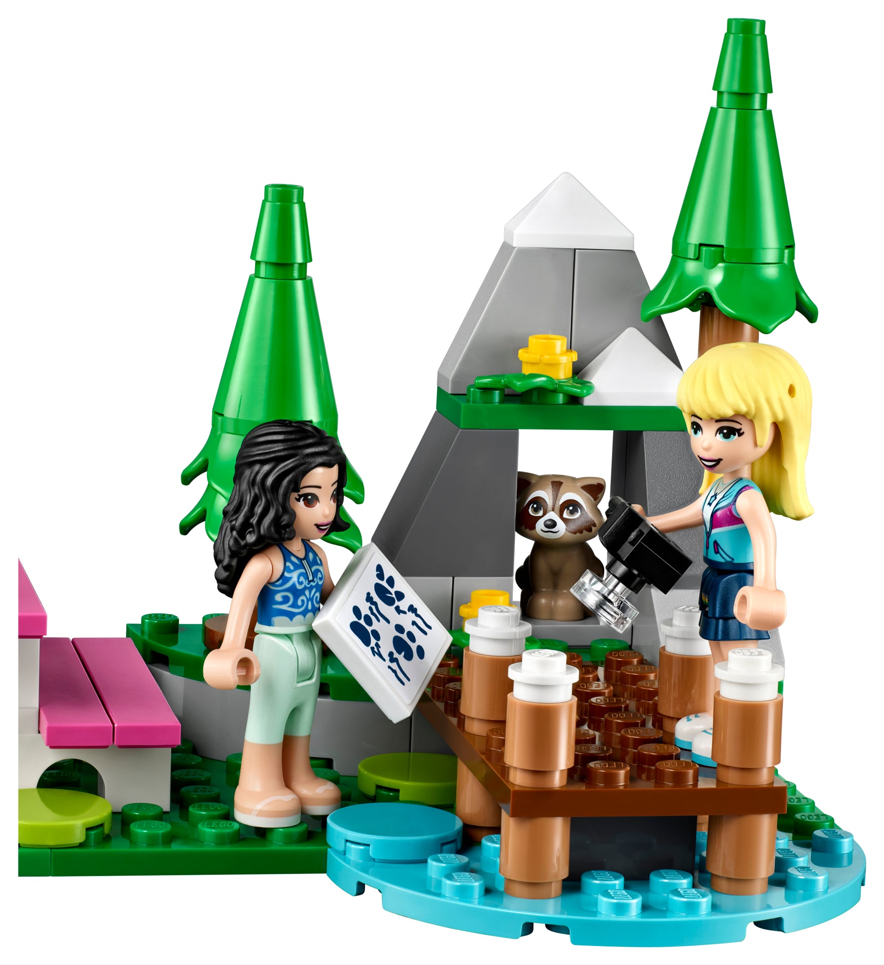 LEGO® Friends  Furgonetă de camping și barcă cu pânze 41681