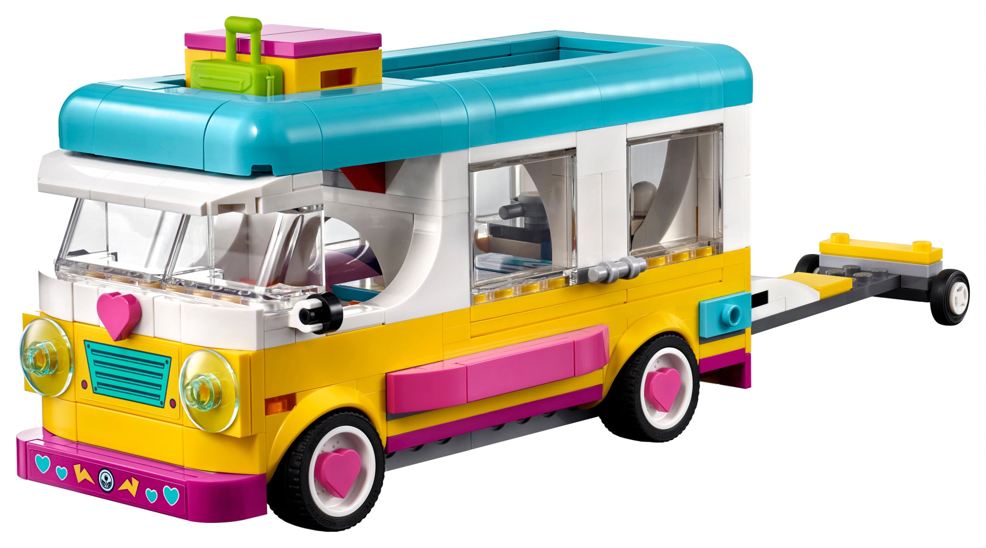 LEGO® Friends  Furgonetă de camping și barcă cu pânze 41681