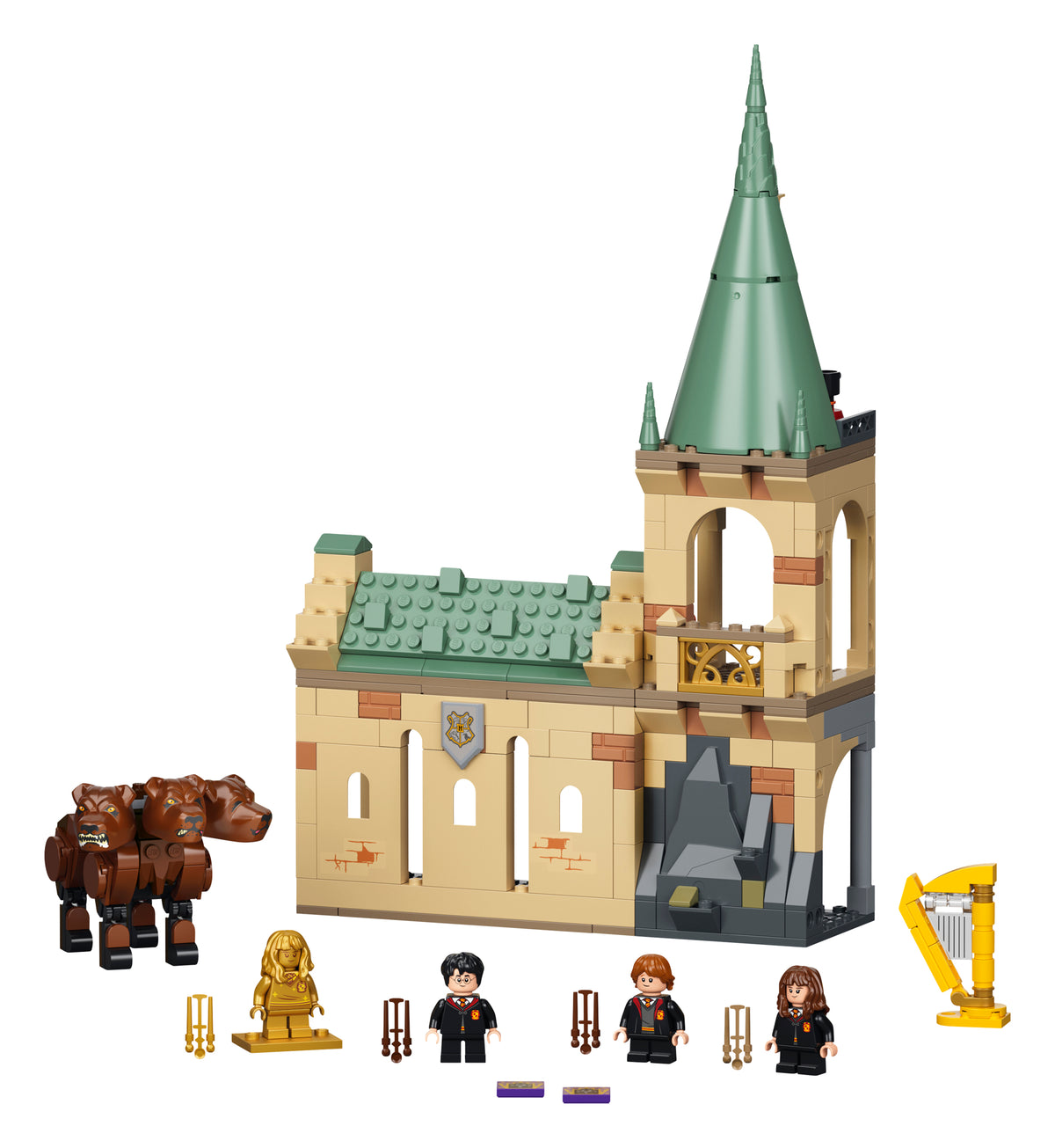 LEGO® Harry Potter™ Hogwarts™: Întâlnirea cu Fluffy 76387