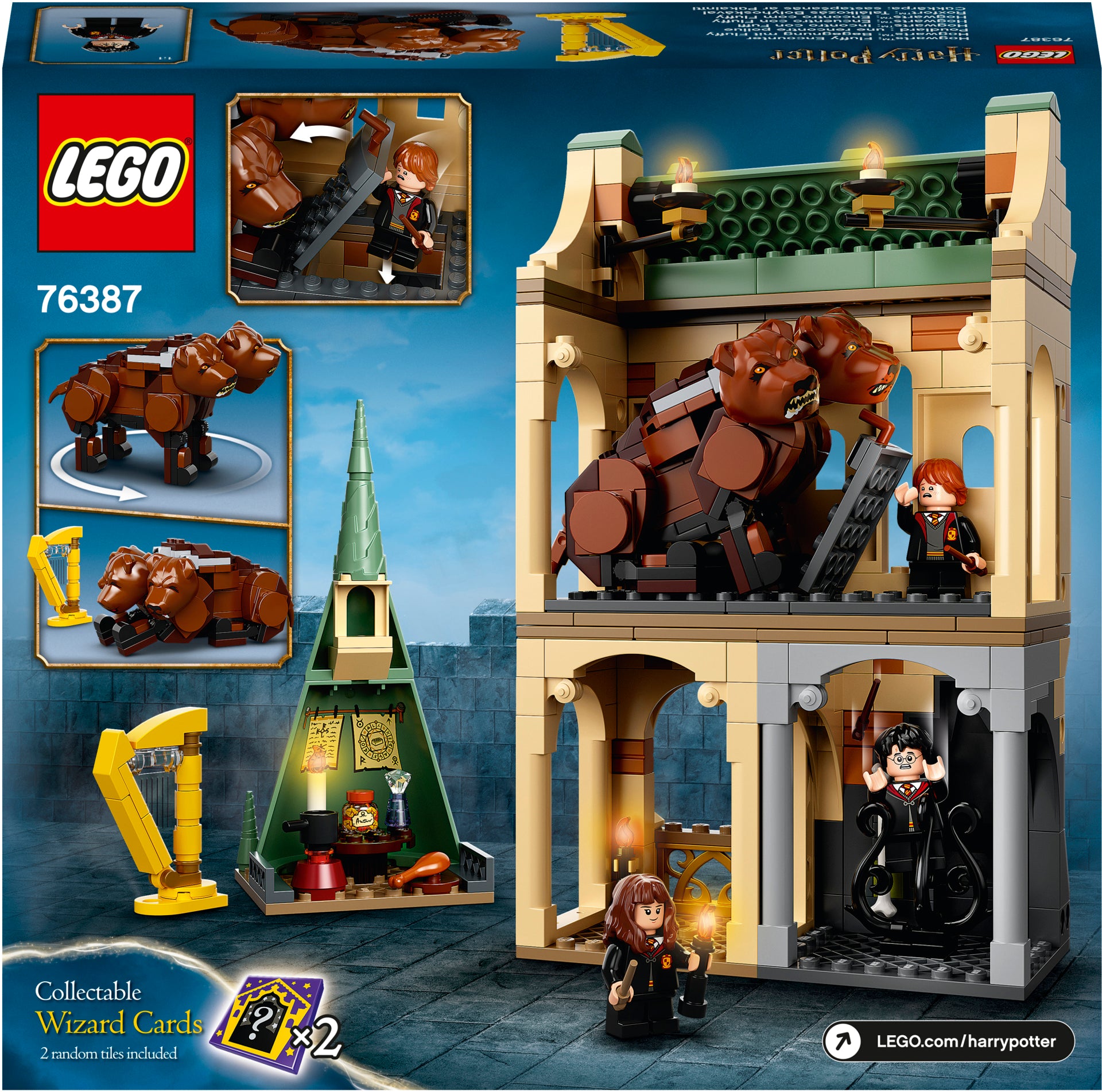 LEGO® Harry Potter™ Hogwarts™: Întâlnirea cu Fluffy 76387