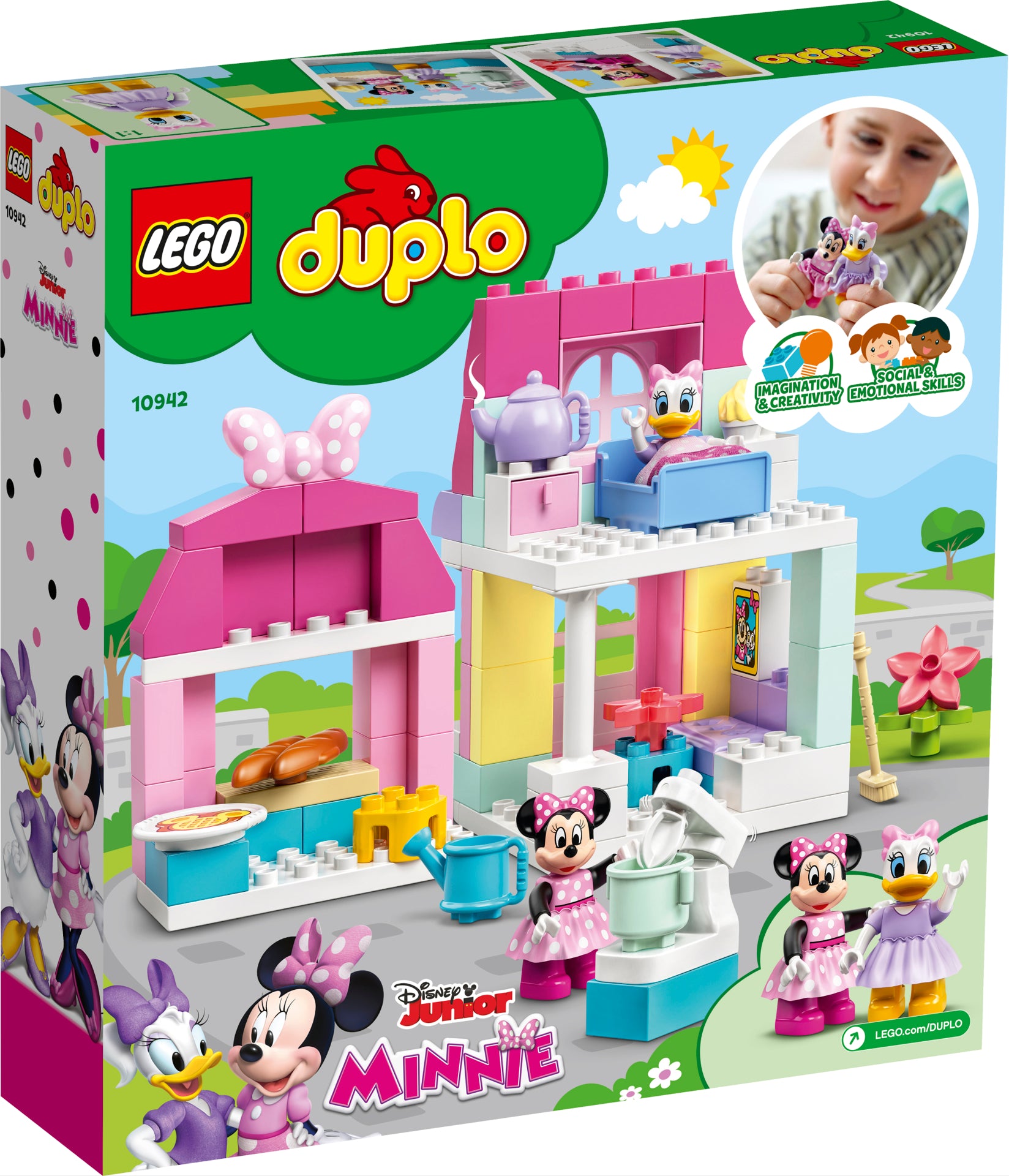 LEGO® DUPLO® Casa și cafeneaua lui Minnie 10942