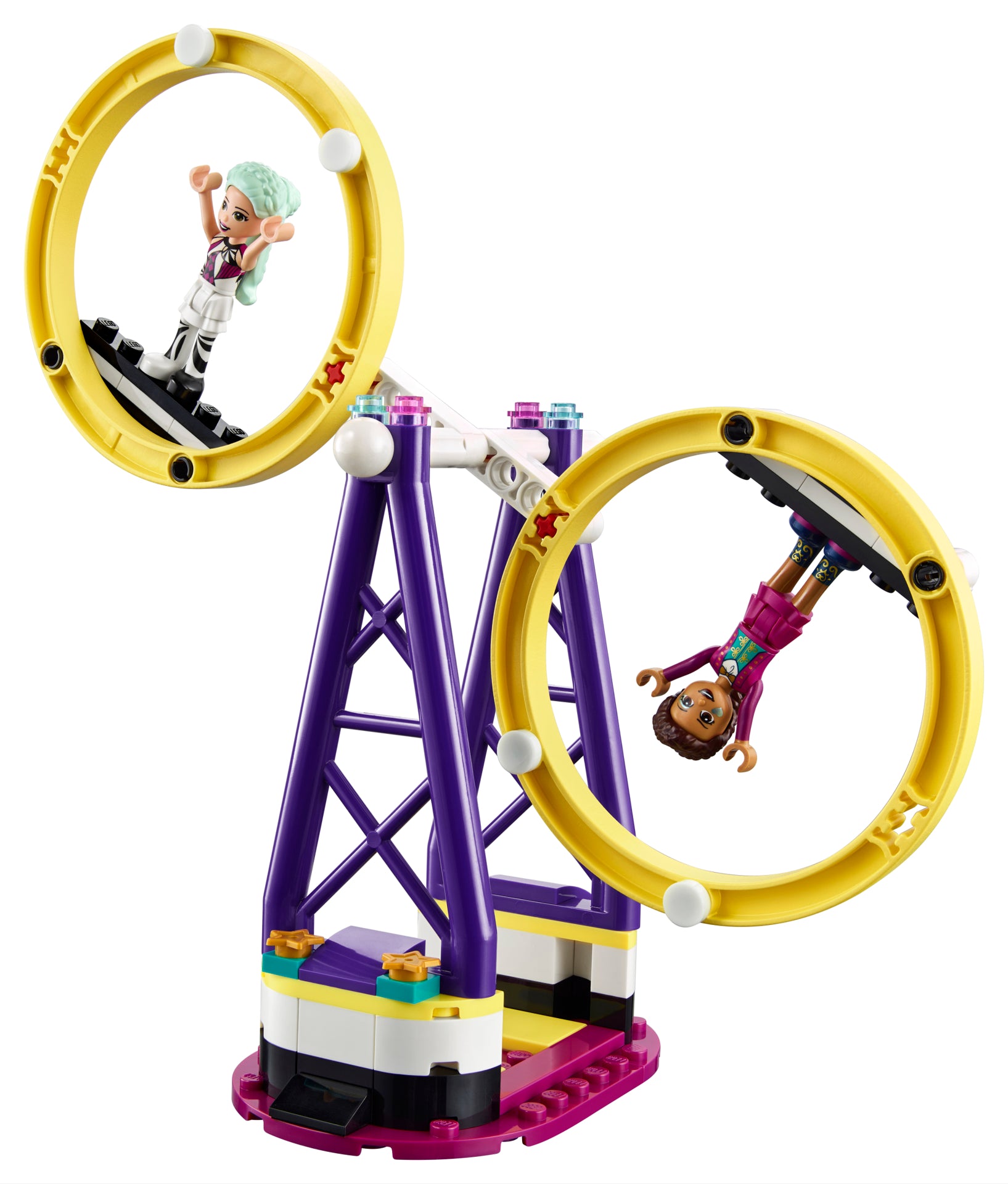 LEGO® Friends Montagne russe magic în parcul de distracții 41685