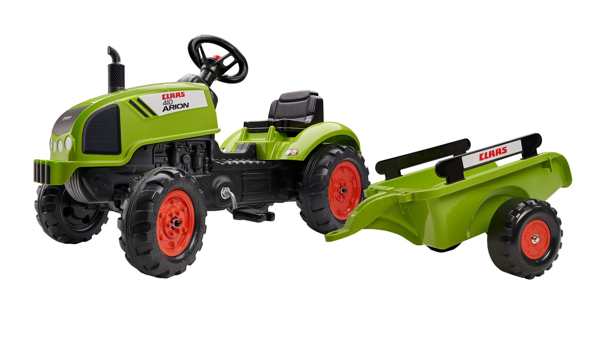 Jucarie tractor pentru copii cu pedale si remorca, Falk, 2041C