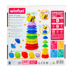 Winfun - Jucarie stivuieste si invata cu albina si florile- 0650