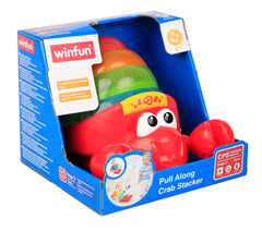 Jucarie muzicala de tras, Winfun, Crab cu inele - 0747