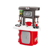 Bucatarie cu microunde Loft Ecoiffier si frigider cu 14 accesorii, 1696