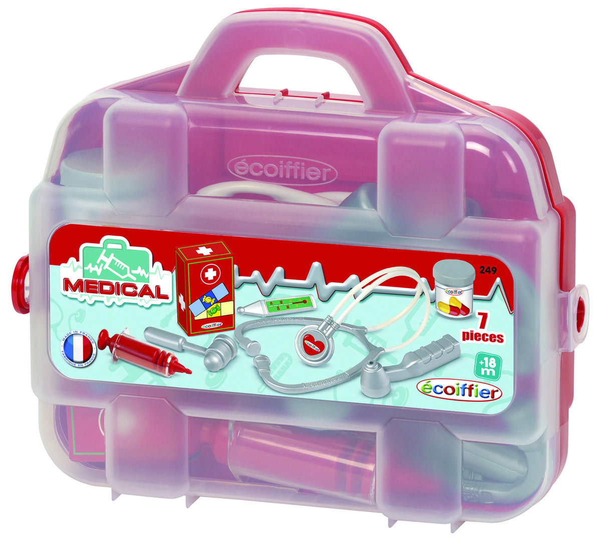 Ecoiffier - Gentuta cu Set Doctor, 249