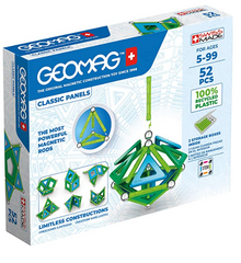 Geomag set magnetic 52 piese Classic Panels green line, 471