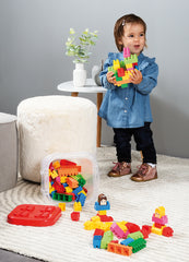 Ecoiffier - Set 100 Cuburi in Cutie, 1465