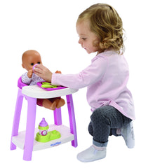 Set Ecoiffier Scaun de Masa, Cadita si Masuta de Infasat Nursery, 2878