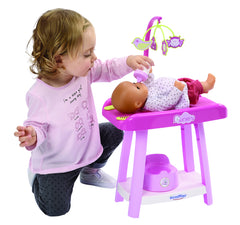 Set Ecoiffier Scaun de Masa, Cadita si Masuta de Infasat Nursery, 2878