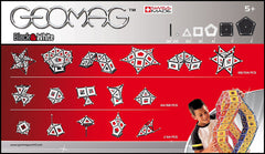 Geomag set magnetic 104 piese Black & White, 013