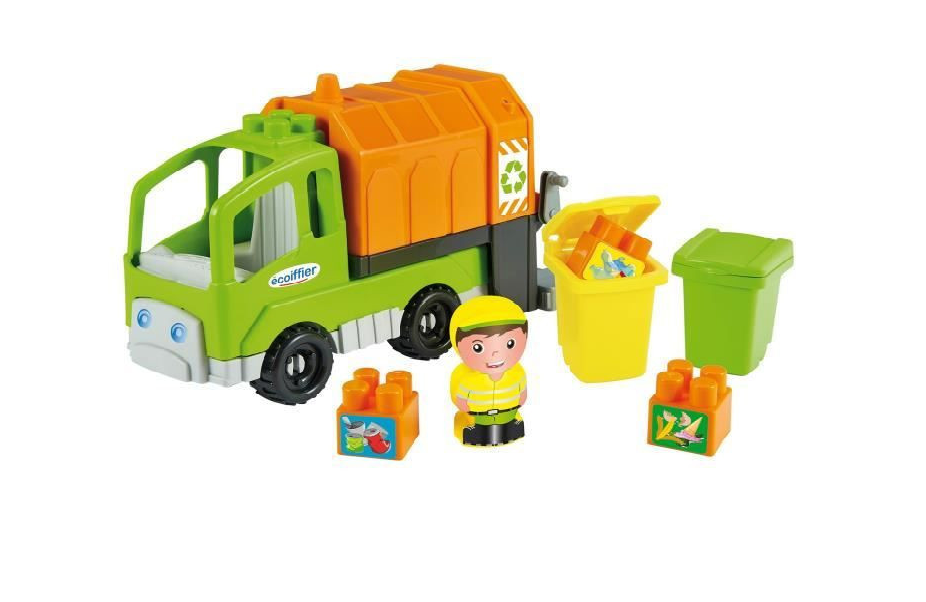 Joc de construit autogunoiera Abrick Écoiffier cu sofer, 3350