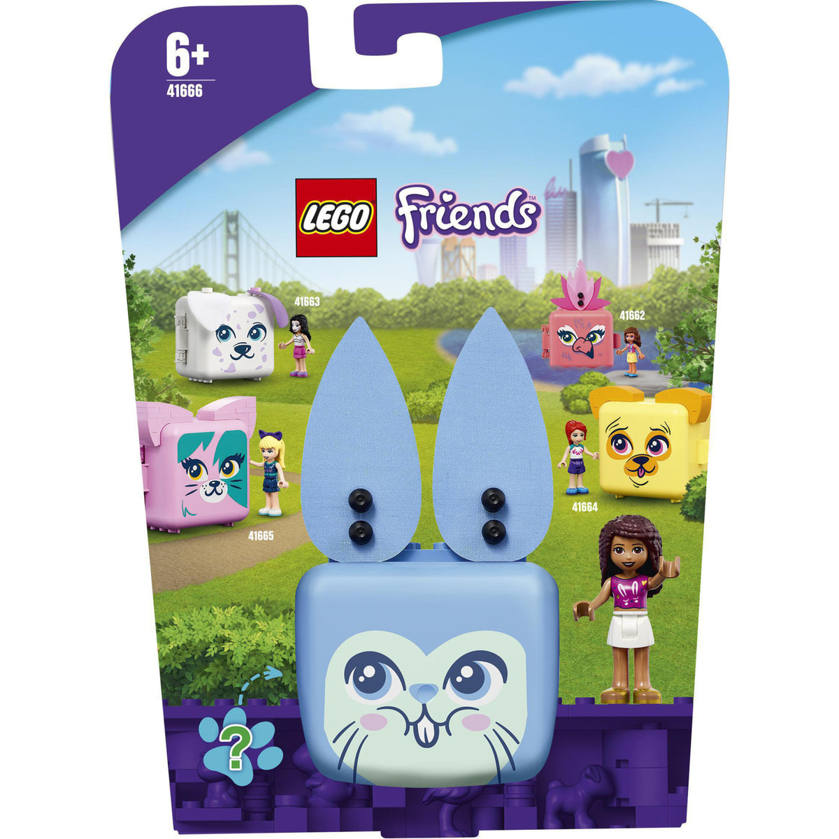 LEGO Friends - Cubul iepuras al Andreei 41666, 45 piese