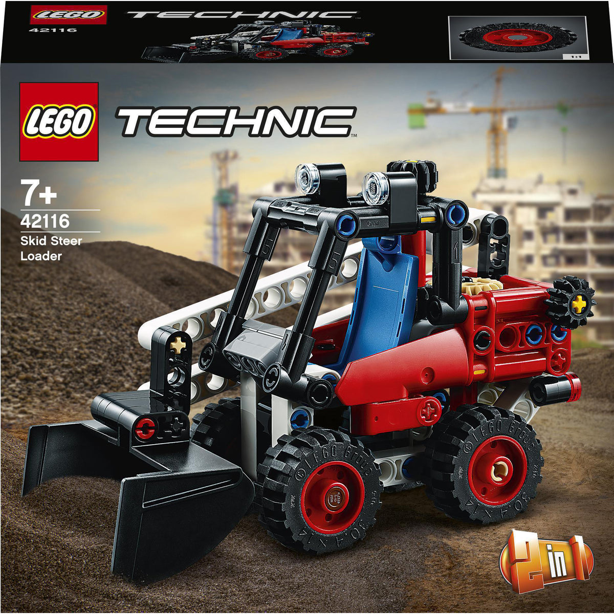 LEGO Technic - Mini incarcator 42116, 140 piese