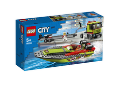 LEGO City Great Vehicles - Transportor de barca de curse 60254