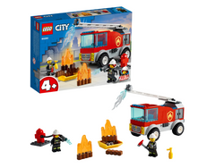 LEGO City Fire - Camion de pompieri cu scara 60280, 88 piese