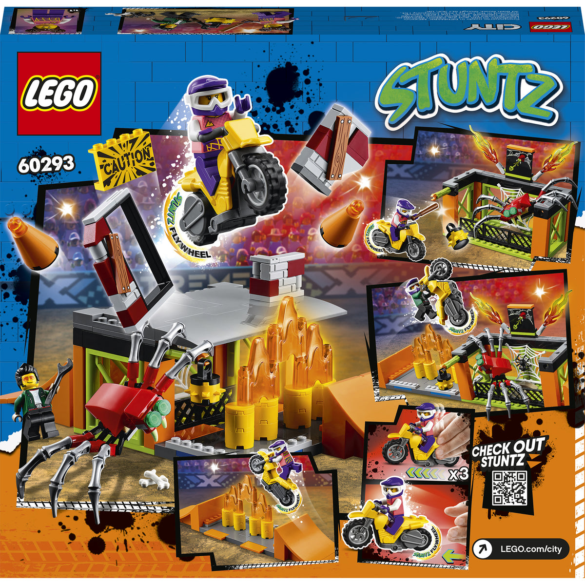 LEGO City Stuntz - Parc de cascadorii 60293, 170 piese