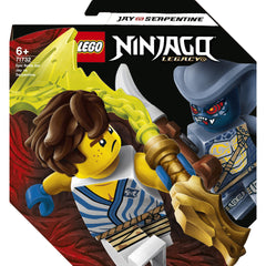 LEGO NINJAGO - Set de lupta epica Jay contra Serpentine 71732, 69 piese