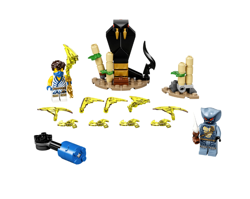 LEGO NINJAGO - Set de lupta epica Jay contra Serpentine 71732, 69 piese