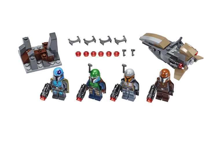 LEGO Star Wars - Pachet de lupte Mandalorian 75267, 102 piese