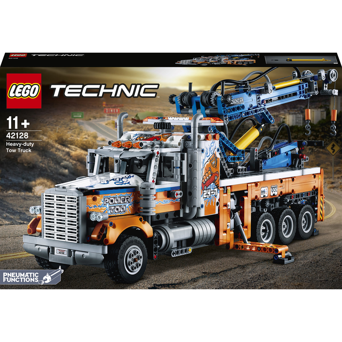 LEGO Technic - Camion de remorcare de mare tonaj 42128, 2017 piese