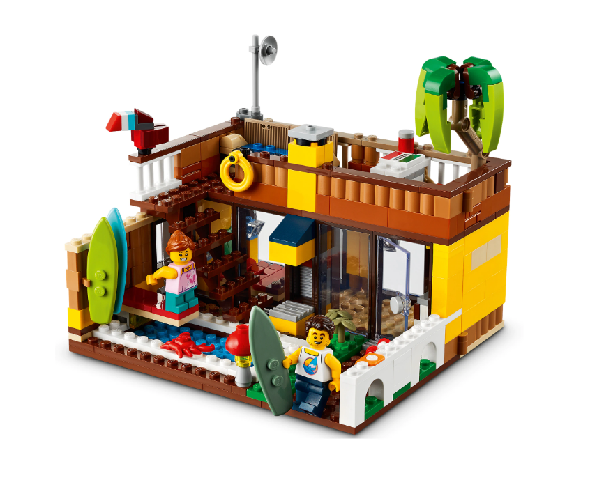 LEGO Creator 3 in 1 - Casa de pe plaja a surferilor 31118, 564 piese