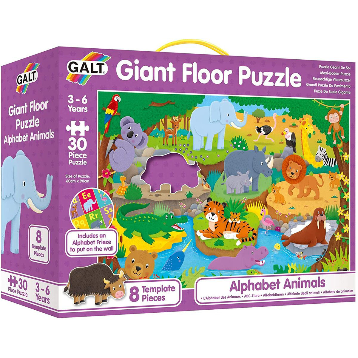 Puzzle Podea Alfabetul animalutelor 30 piese 1005368 Galt