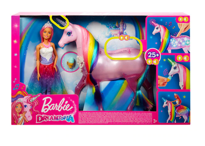 Set papusa Barbie Dreamtopia cu Unicornul Magic