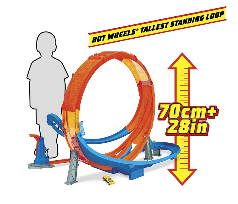 Set de joaca Hot Wheels Massive Loop Mayhem - Bucla uriasa