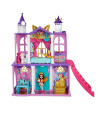 Casa Enchantimals, Royal Castel cu accesorii si papusa Felicity Renard in tinuta regala inclusa