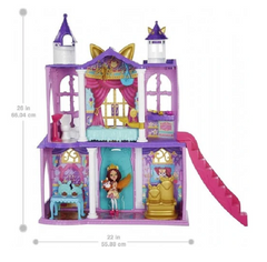 Casa Enchantimals, Royal Castel cu accesorii si papusa Felicity Renard in tinuta regala inclusa