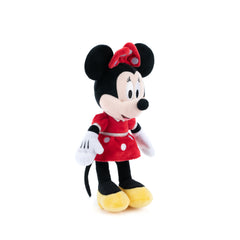 Jucarie de plus Disney Minnie cu rochita rosie, 20 cm