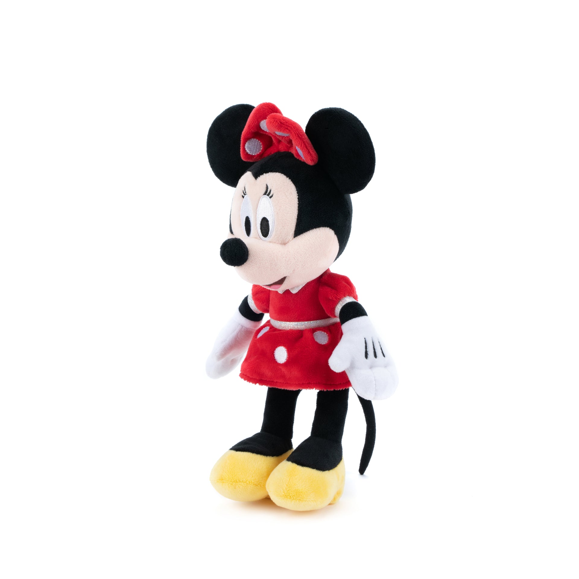 Jucarie de plus Disney Minnie cu rochita rosie, 42.5 cm