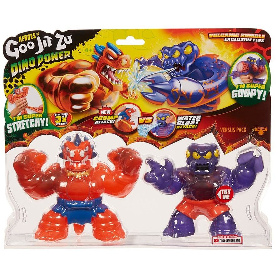 Set 2 figurine Goo Jit Zu Vulcanic Romble 41105-41111