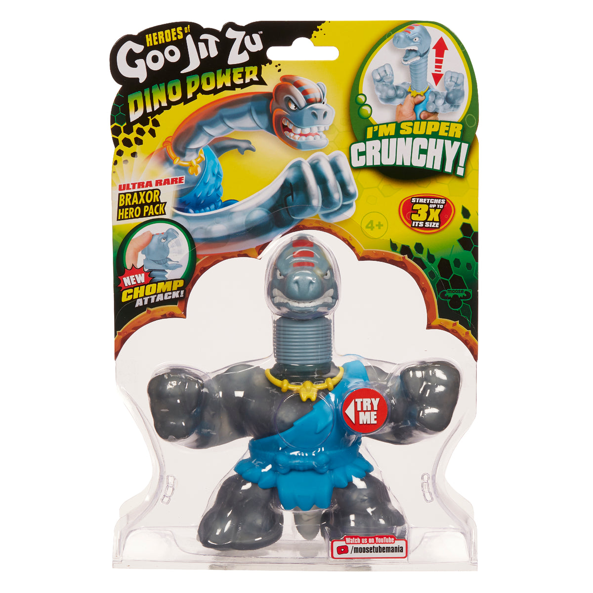 Figurina elastica Goo Jit Zu  cu gat extensibil 41077-41097