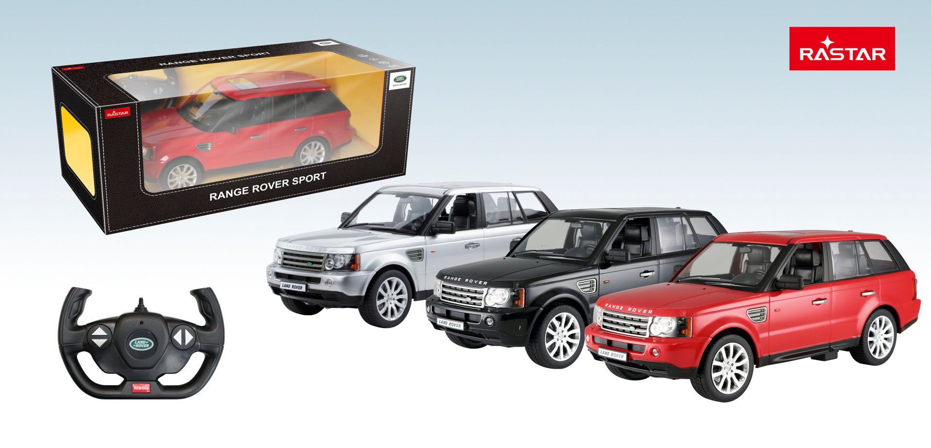 Masina RC 1:14 Jeep Range Rover, Negru, 28200