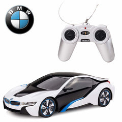 Masina cu telecomanda Rastar 1/24 BMW I8 Alb isi schimba culoarea 48400