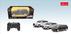Masina cu telecomanda Rastar 1:24 Audi Q7, Negru, 27300