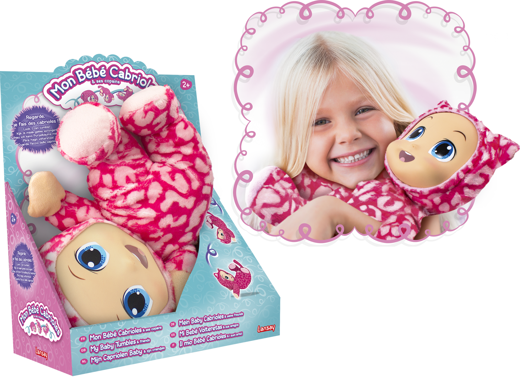 Plus papusa care se rostogoleste, My baby tumble and friends, 55050