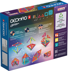 Set de constructie magnetic Geomag Glitter Panels 35 piese, 535