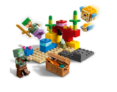 LEGO Minecraft - Reciful de corali 21164, 92 piese