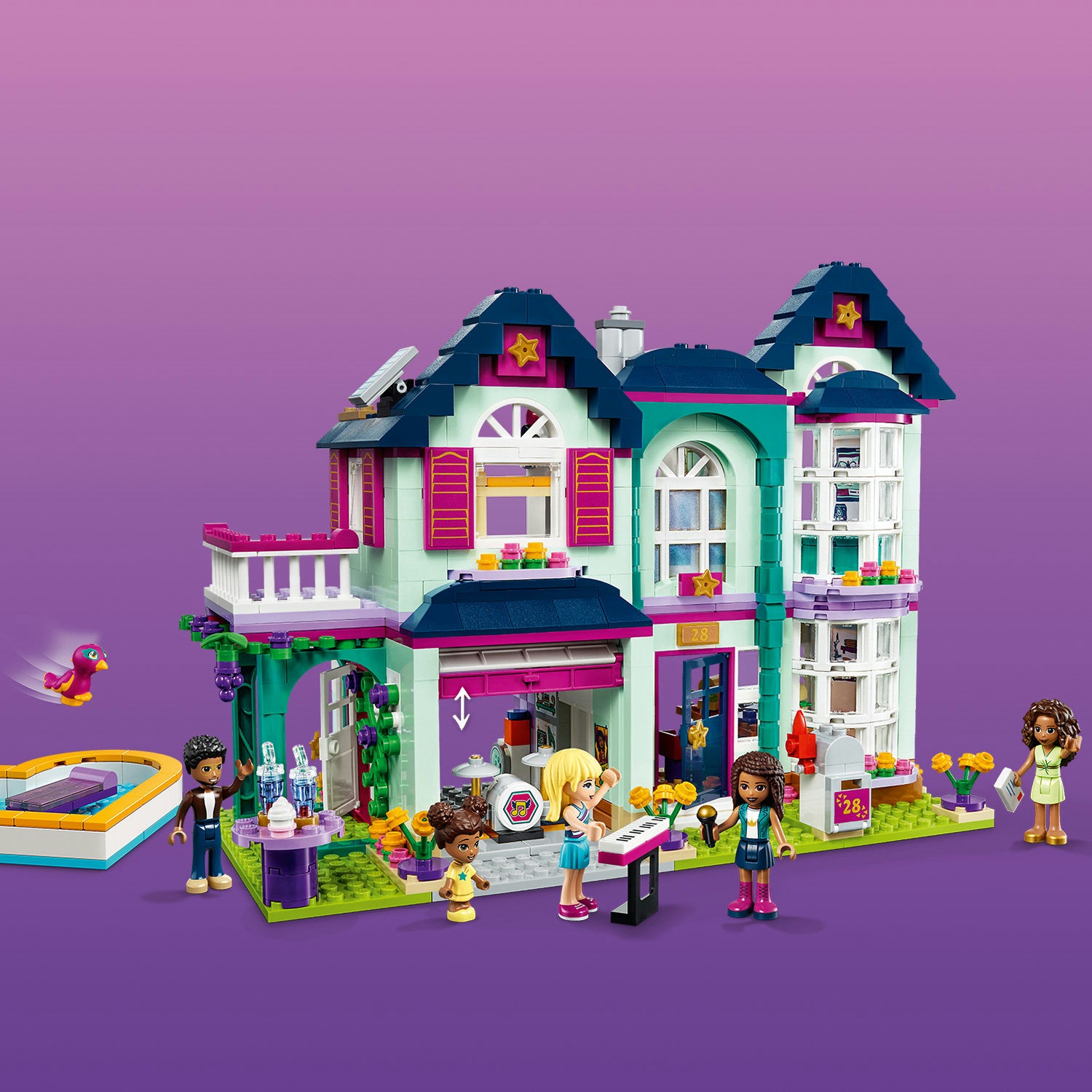 LEGO Friends - Casa familiei Andreei 41449, 802 piese